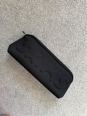Black SKIMS Neoprene Zip Pouch -